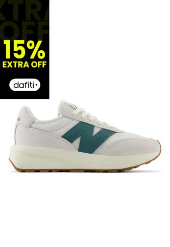 Tenis New Balance 370 Hombre-Gris/Verde New Balance