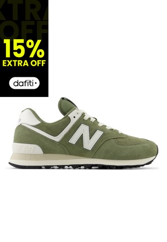 Tenis New Balance 574 Hombre-Verde/Blanco New Balance