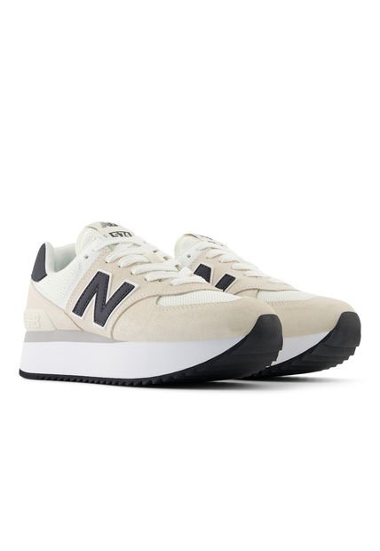 Tenis Deportivos Marca New Balance 574 Original Beige Mujer