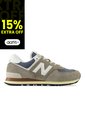 Tenis New Balance 574 Hombre-Gris/Azul de New Balance