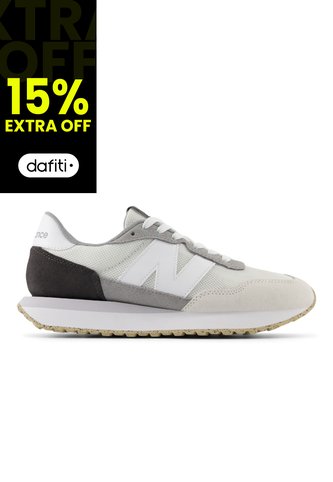 Tenis New Balance 237 Mujer-Gris/Blanco New Balance