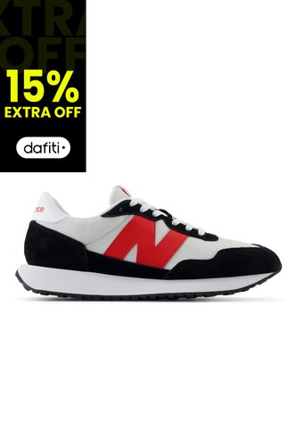 Tenis New Balance 237 Hombre-Negro/Rojo New Balance