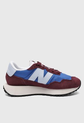 Tenis Lifestyle Vino-Azul-Celeste New Balance 237