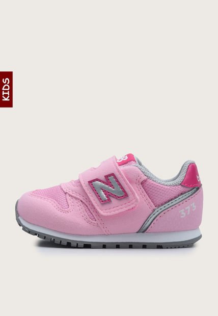 Tenis Lifestyle Rosa-Fucsia-Gris New Balance Kids 373