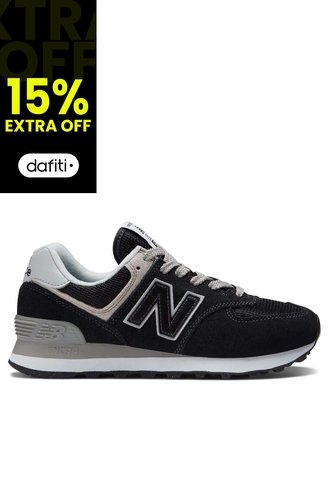 Tenis New Balance 574 Mujer-Negro/Gris New Balance