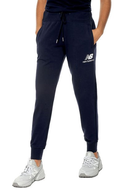 Pantalón Azul-Blanco New Balance Esse Ft Sweatpant