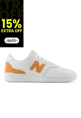 Tenis New Balance Bb80 Mujer-Blanco/Naranja New Balance