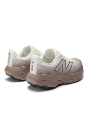 Tenis New Balance 1080 Mujer-Blanco/Cafe