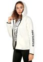 Chaqueta Blanco Hueso-Negro New Balance Nb Corefleecen Fz de New Balance
