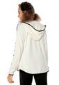 Chaqueta Blanco Hueso-Negro New Balance Nb Corefleecen Fz de New Balance