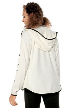 Chaqueta Blanco Hueso-Negro New Balance Nb Corefleecen Fz