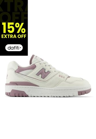 Tenis New Balance 550 Mujer-Blanco/Violeta New Balance