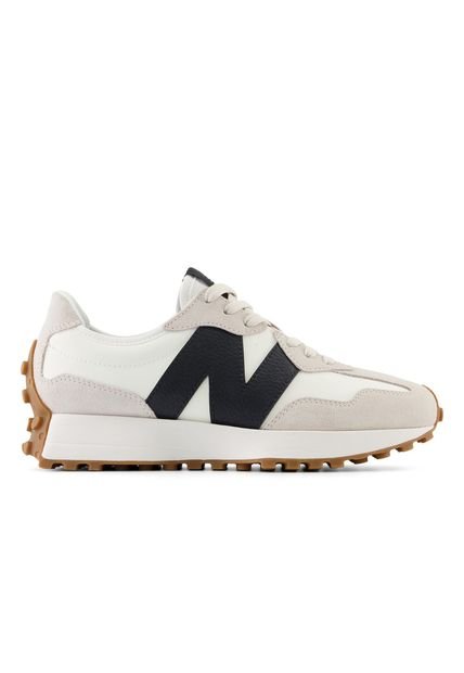Tenis New Balance 327 Mujer-Blanco/Negro