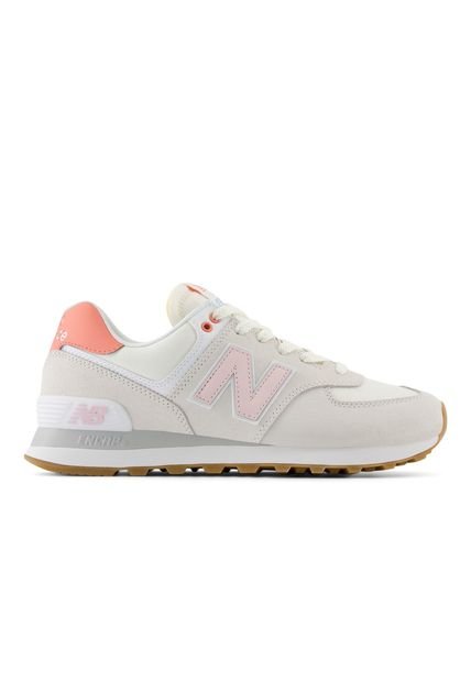 Tenis New Balance 574 Mujer-Beige
