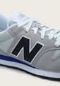 Tenis Lifestyle Gris-Azul Índigo-Negro New Balance 500 de New Balance