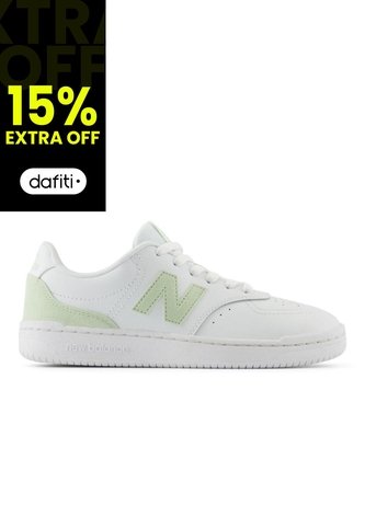 Tenis New Balance Bb80 Mujer-Blanco/Verde New Balance