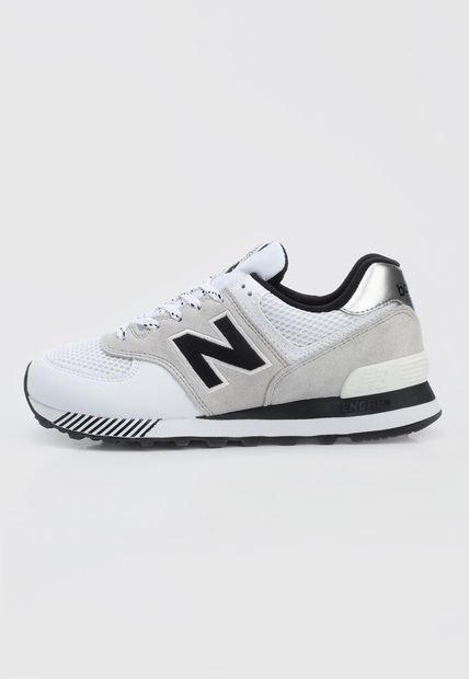 New balance 2024 blancas con negro