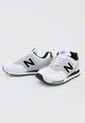 Tenis Lifestyle Blanco-Gris-Negro New Balance 574 de New Balance