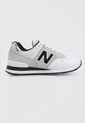 Tenis Lifestyle Blanco-Gris-Negro New Balance 574 de New Balance