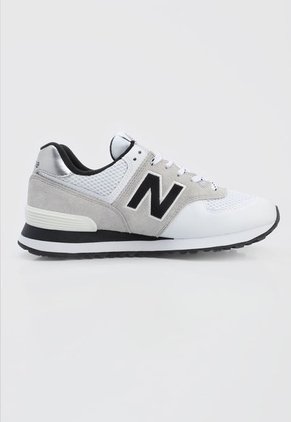 Tenis Lifestyle Blanco-Gris-Negro New Balance 574