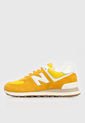 Tenis Lifestyle Mostaza-Amarillo-Blanco New Balance 574 de New Balance