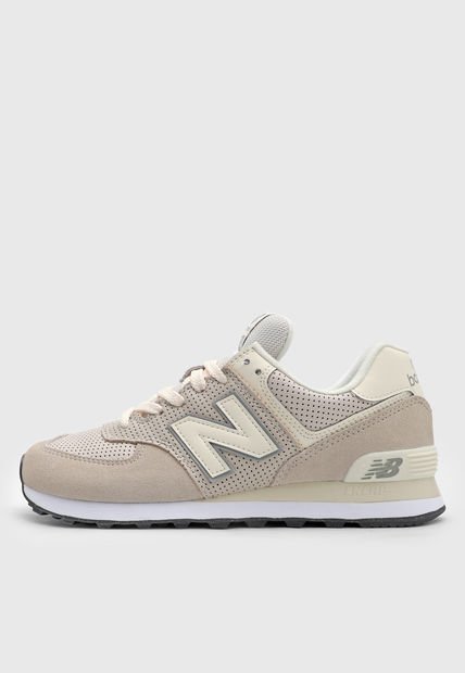 Tenis Lifestyle Beige-Marfil-Gris New Balance 574