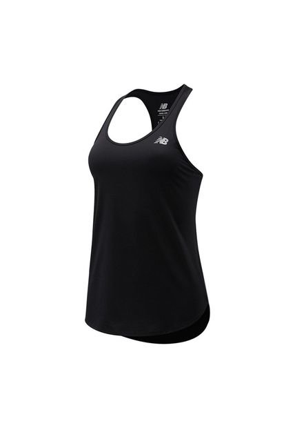 Camiseta Esqueleto New Balance Accelerate Para Mujer-Negro