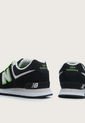 Tenis Lifestyle Negro-Verde Neón-Blanco New Balance Kids 574 de New Balance
