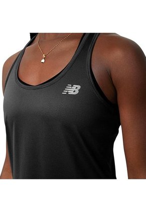 Camiseta Esqueleto New Balance Accelerate Para Mujer-Negro