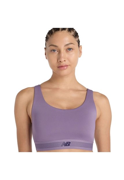 Top Deportivo New Balance Original ACTrain Morado Para Mujer