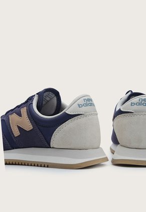 Tenis Lifestyle Azul Índigo-Caqui-Blanco New Balance 420