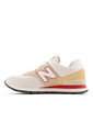 Tenis New Balance 574 Color Beige - Rojo Para Hombre de New Balance
