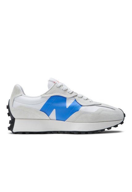 Tenis New Balance 327 Color Blanco - Azul Para Hombre