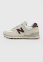 Tenis Lifestyle Beige-Vino New Balance 574 de New Balance