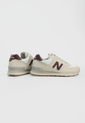 Tenis Lifestyle Beige-Vino New Balance 574 de New Balance