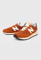 Tenis Lifestyle Naranja-Blanco New Balance 574 de New Balance