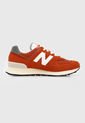Tenis Lifestyle Naranja-Blanco New Balance 574 de New Balance
