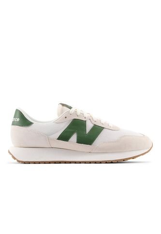 Tenis New Balance 237 Hombre-Beige/Verde New Balance