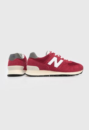 Tenis Lifestyle Rojo-Blanco New Balance 574
