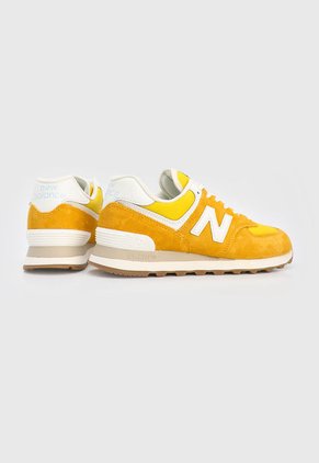 Tenis Lifestyle Mostaza-Amarillo-Blanco New Balance 574