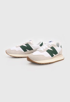 Tenis Lifestyle Blanco-Verde-Marfil New Balance 237