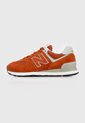 Tenis Lifestyle Terracota-Gris-Blanco New Balance 574 de New Balance