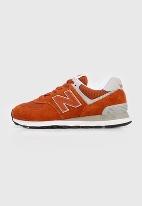 Tenis Lifestyle Terracota-Gris-Blanco New Balance 574