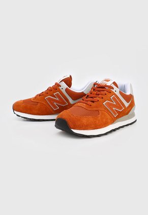 Tenis Lifestyle Terracota-Gris-Blanco New Balance 574