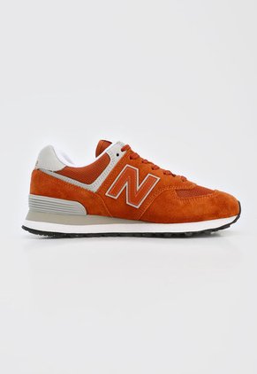 Tenis Lifestyle Terracota-Gris-Blanco New Balance 574