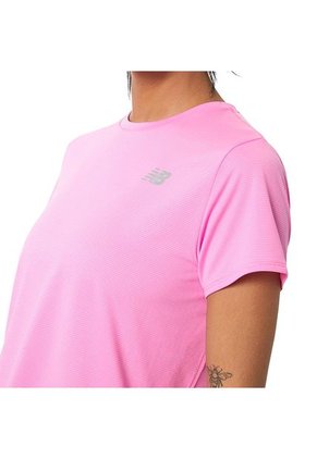 Camiseta New Balance Accelerate Para Mujer-Rosa
