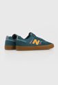 Tenis Skateboarding Azul Petróleo-Mostaza-Café New Balance Jamie Foy 306 de New Balance