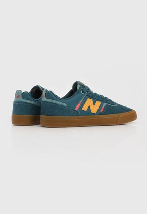Tenis Skateboarding Azul Petróleo-Mostaza-Café New Balance Jamie Foy 306