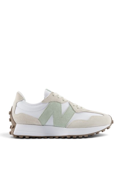 Tenis New Balance 327 Mujer-Beige/Blanco