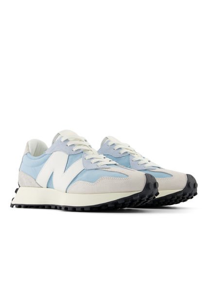 Tenis Deportivos Marca New Balance 327 Original Azul Mujer